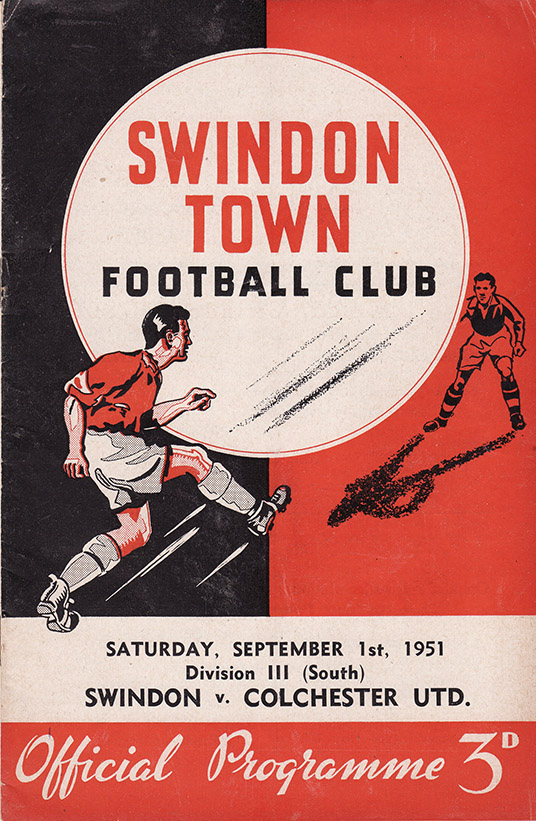 <b>Saturday, September 1, 1951</b><br />vs. Colchester United (Home)